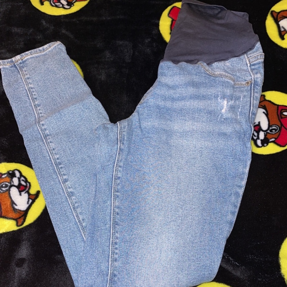 Maternity Ankle Jeans